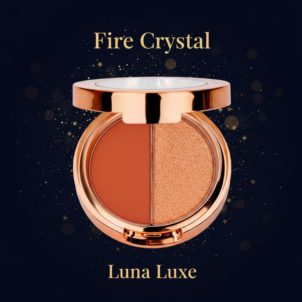 Luna Luxe Duo Eyeshadow Palette – 5 Colorways, Buildable Pigment