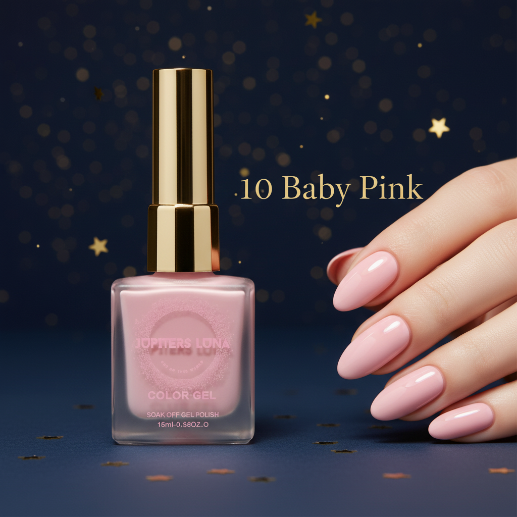 Luna Luxe Long-Lasting Gel Nail Polish – 8 Shades, UV/LED Cure