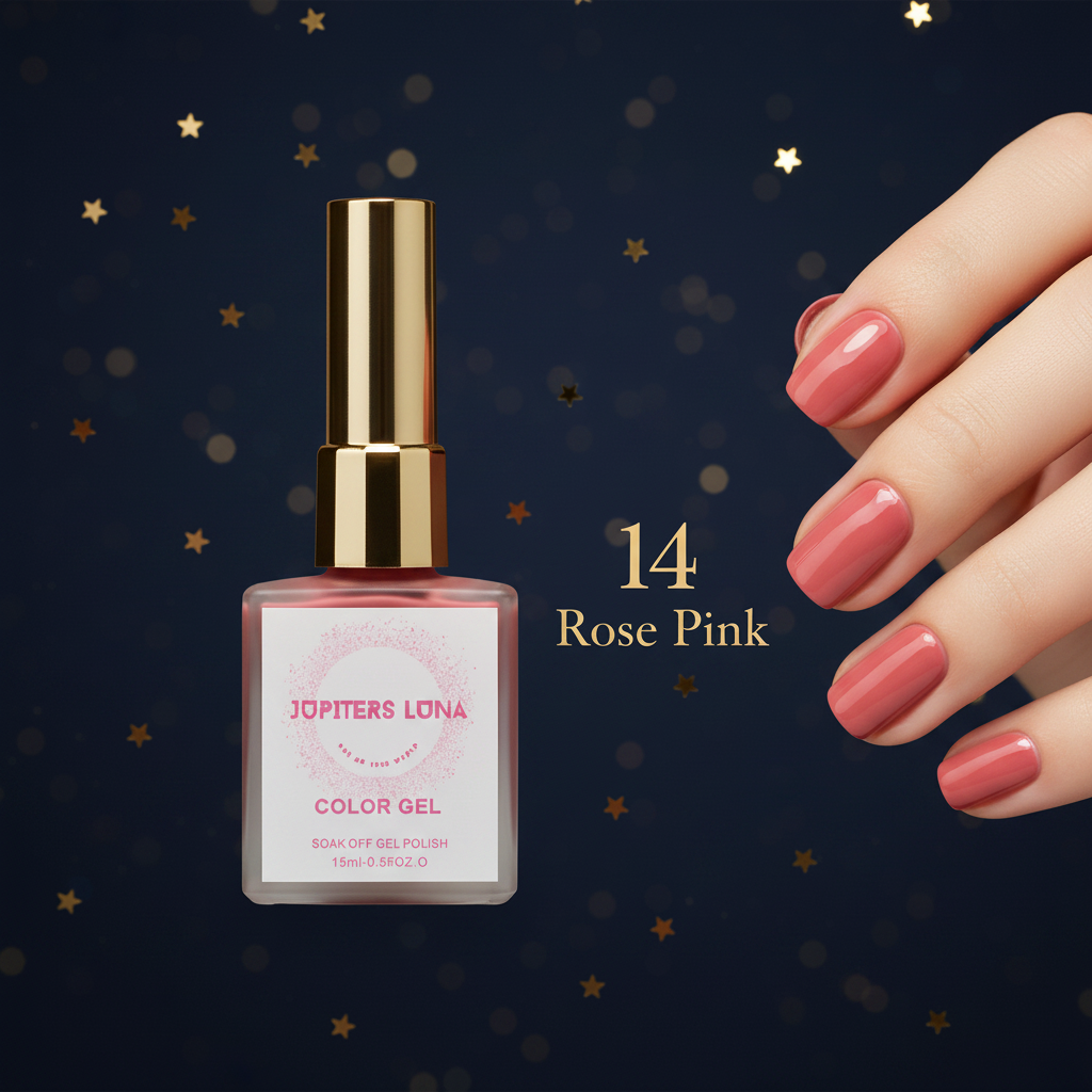 Luna Luxe Long-Lasting Gel Nail Polish – 8 Shades, UV/LED Cure