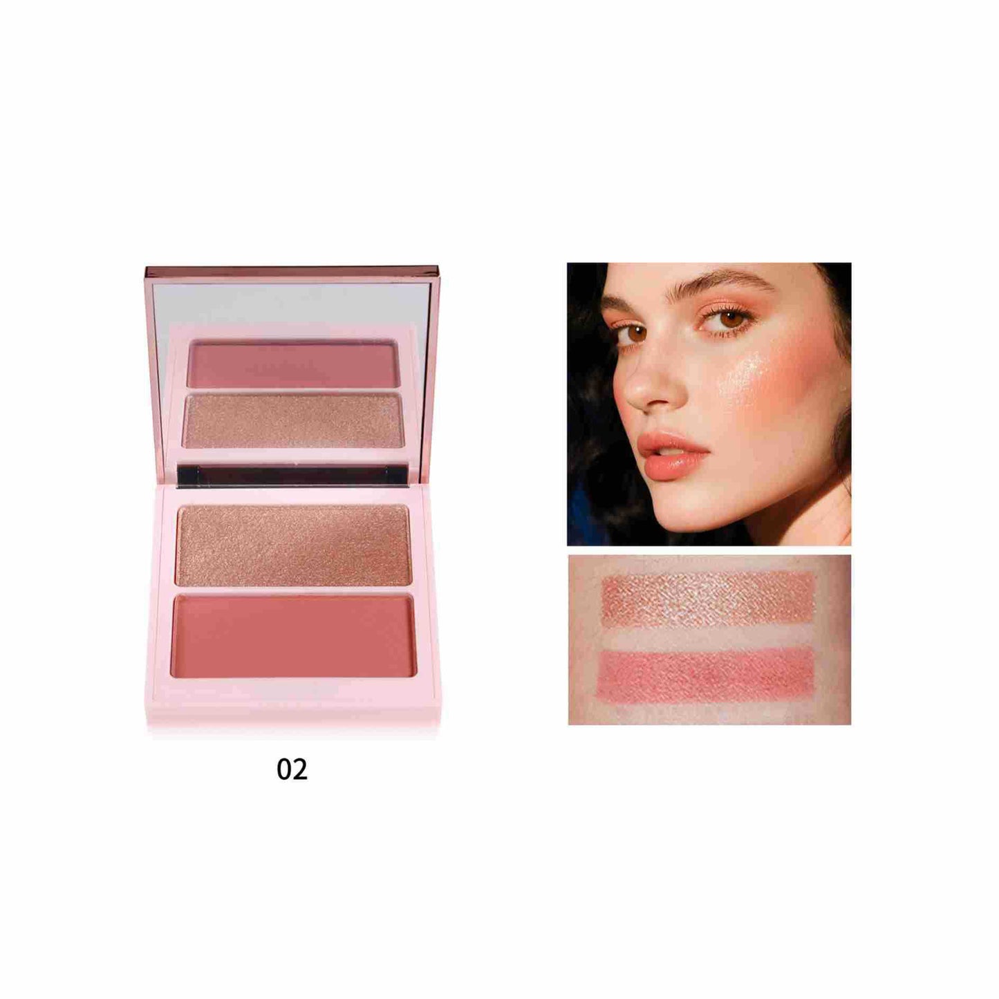 Luna Luxe Duo Blush Palette