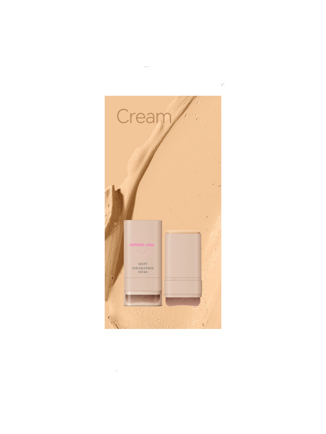 Luna Luxe Foundation Stick: 3-in-1 Flawless Coverage