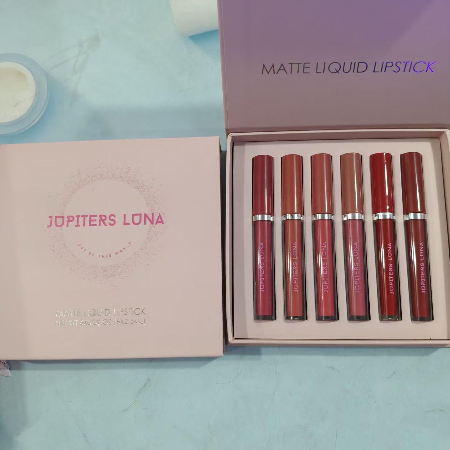 6 Piece Liquid to Matte Lipgloss