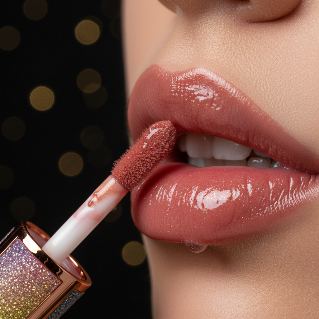 Luna Luxe Celestial Lip Duo – Lip Gloss & Precision Liner Set