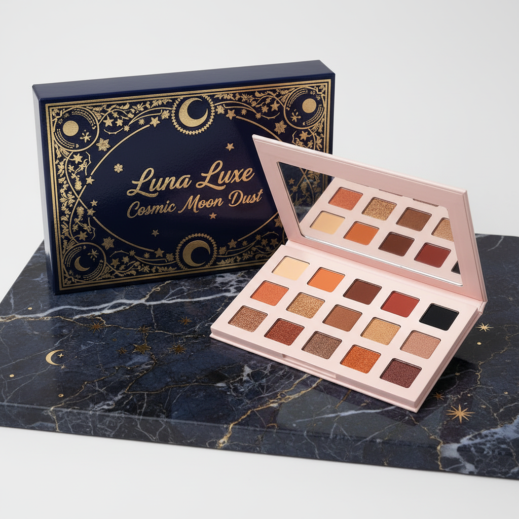 Luna Luxe Cosmic Moon Dust 15 Shade Eyeshadow Palette