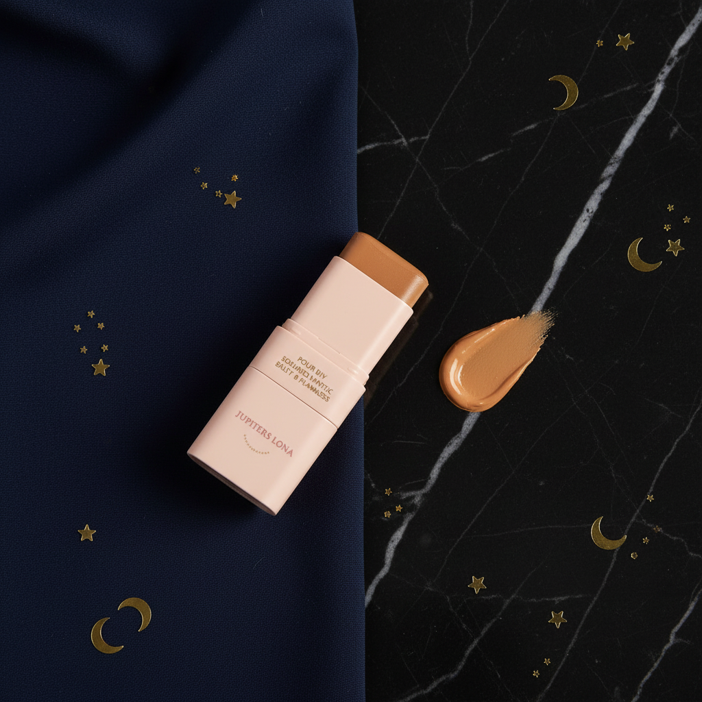 Luna Luxe Foundation Stick: 3-in-1 Flawless Coverage