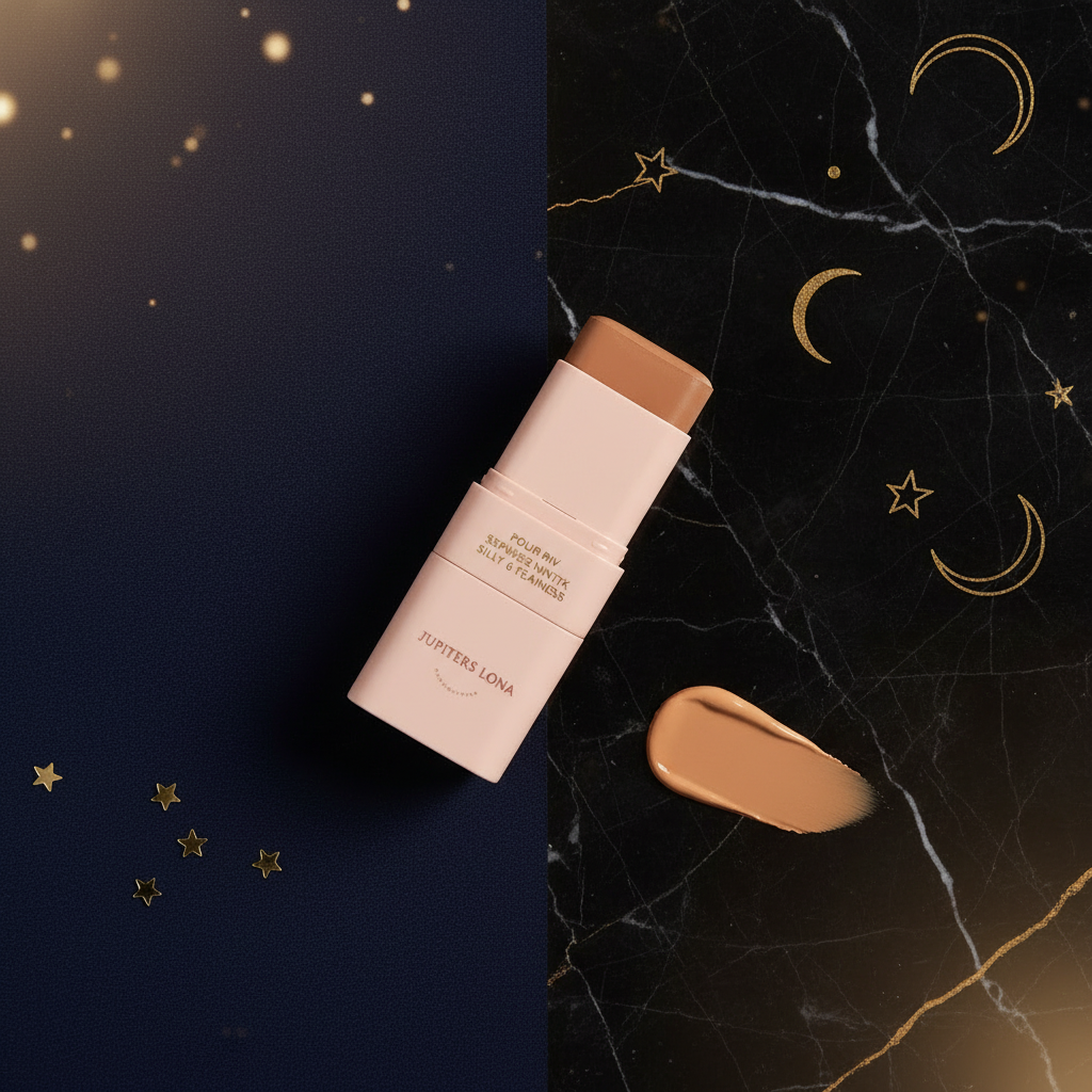 Luna Luxe Foundation Stick: 3-in-1 Flawless Coverage