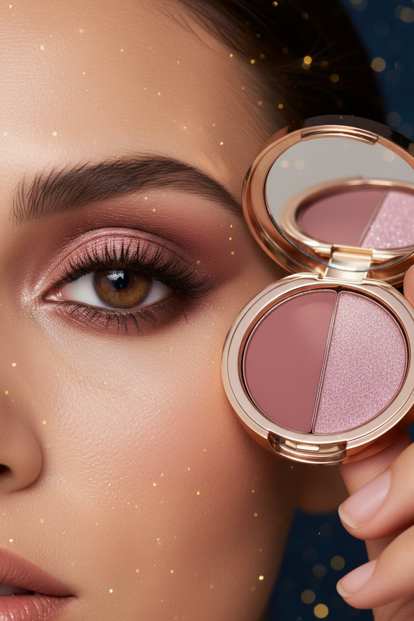 Luna Luxe Duo Eyeshadow Palette – lifestyle eye look shot