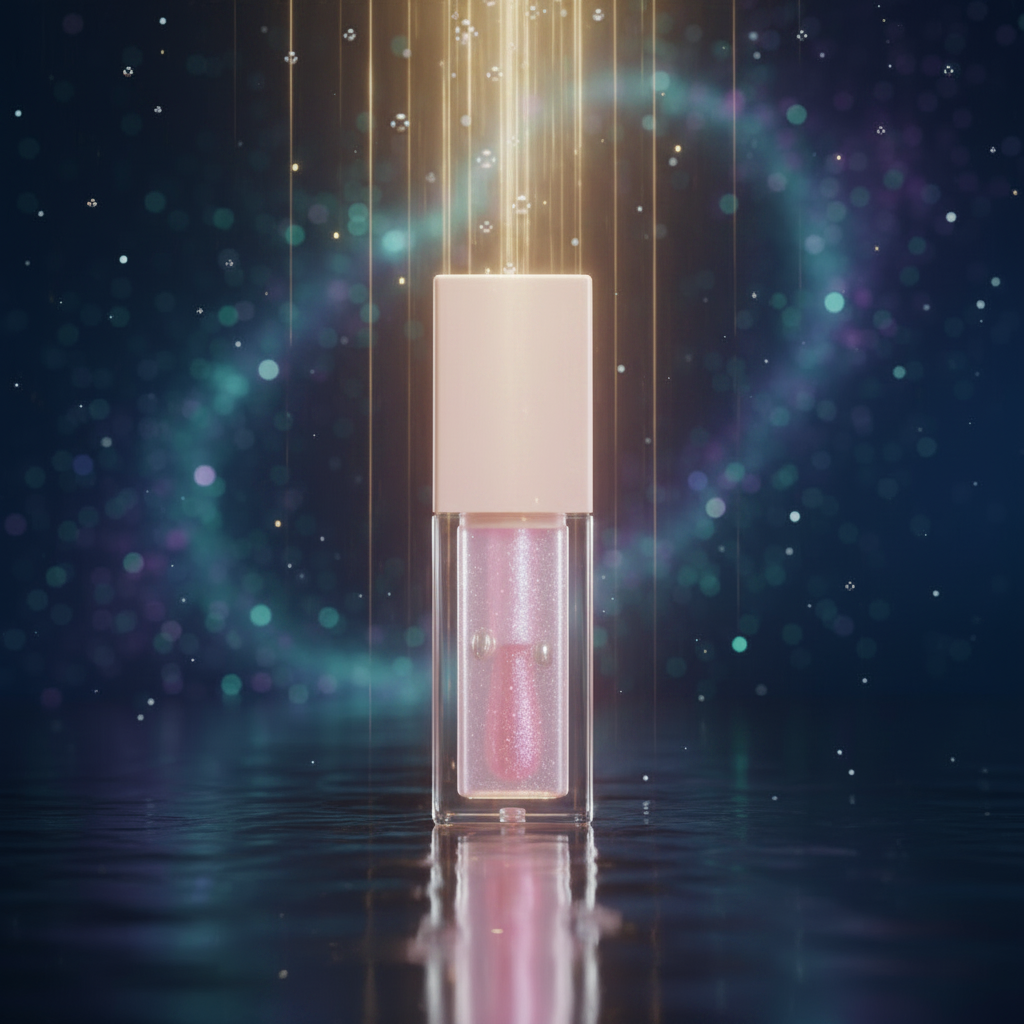 Luna Luxe Ocean Of Stars Lip Gloss: Celestial Shine, celestial ocean editorial product shot