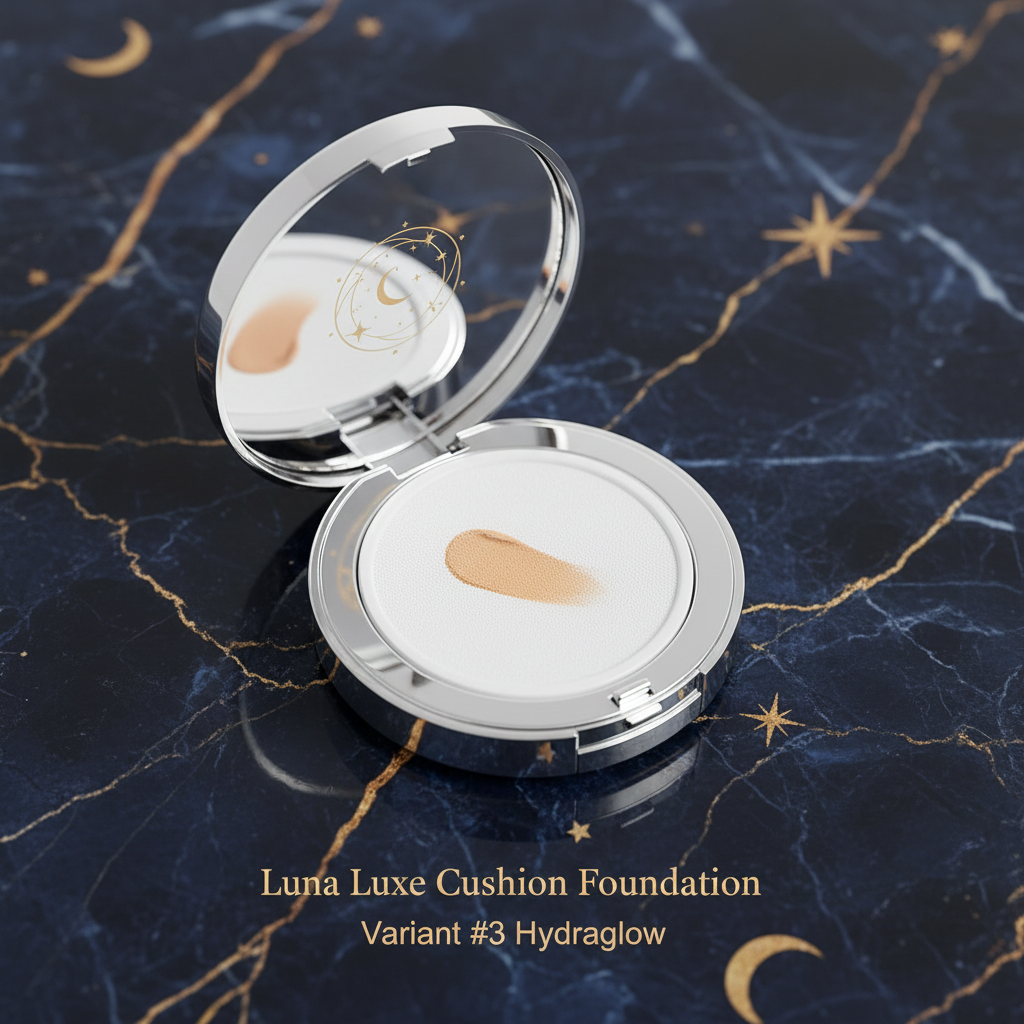 Luna Luxe Cushion Foundation in #3 Hydraglow