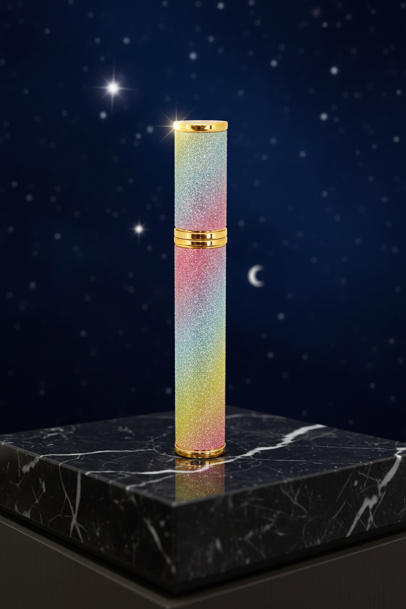 Luna Luxe Volumizing & Lengthening Mascara – Long-Wearing, celestial luxury editorial product shot
