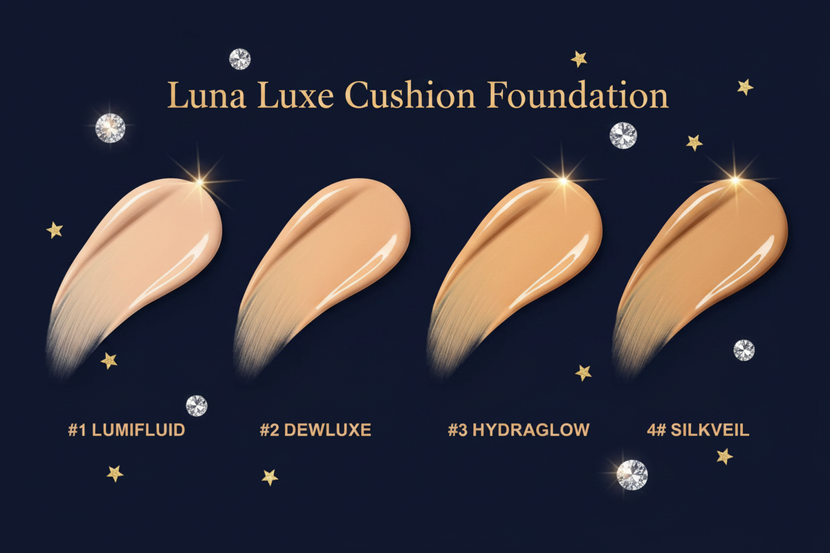 Luna Luxe Cushion Foundation – Luminous, Buildable Coverage