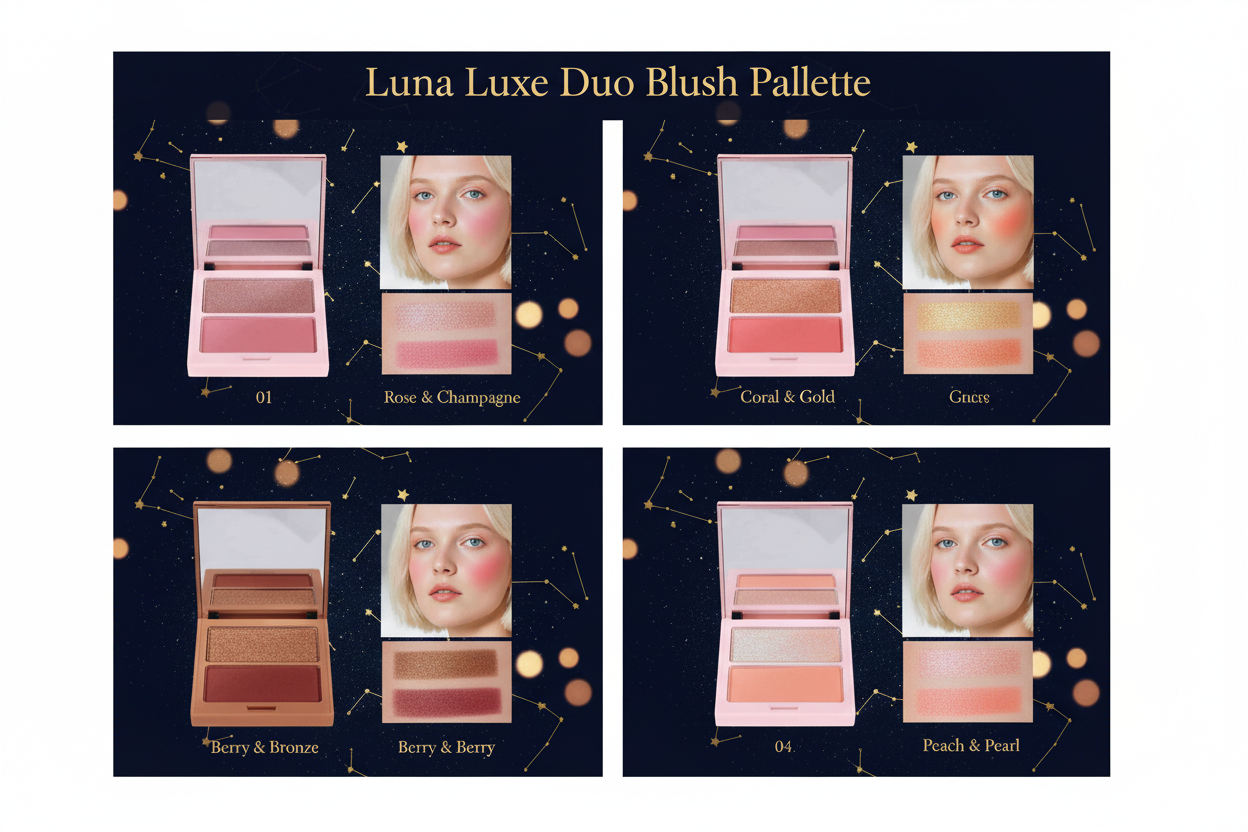 Luna Luxe Duo Blush Palette