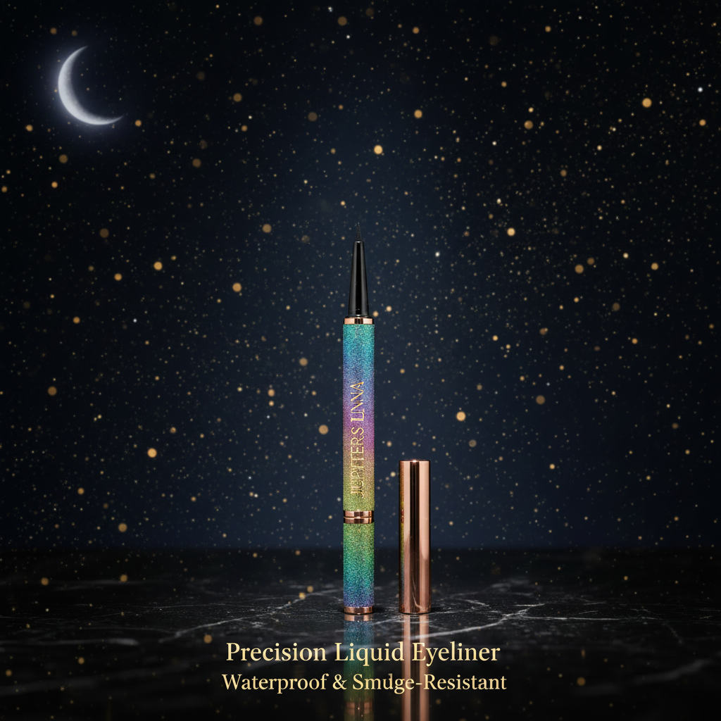 Luna Luxe Precision Liquid Eyeliner – Waterproof & Smudge-Resistant