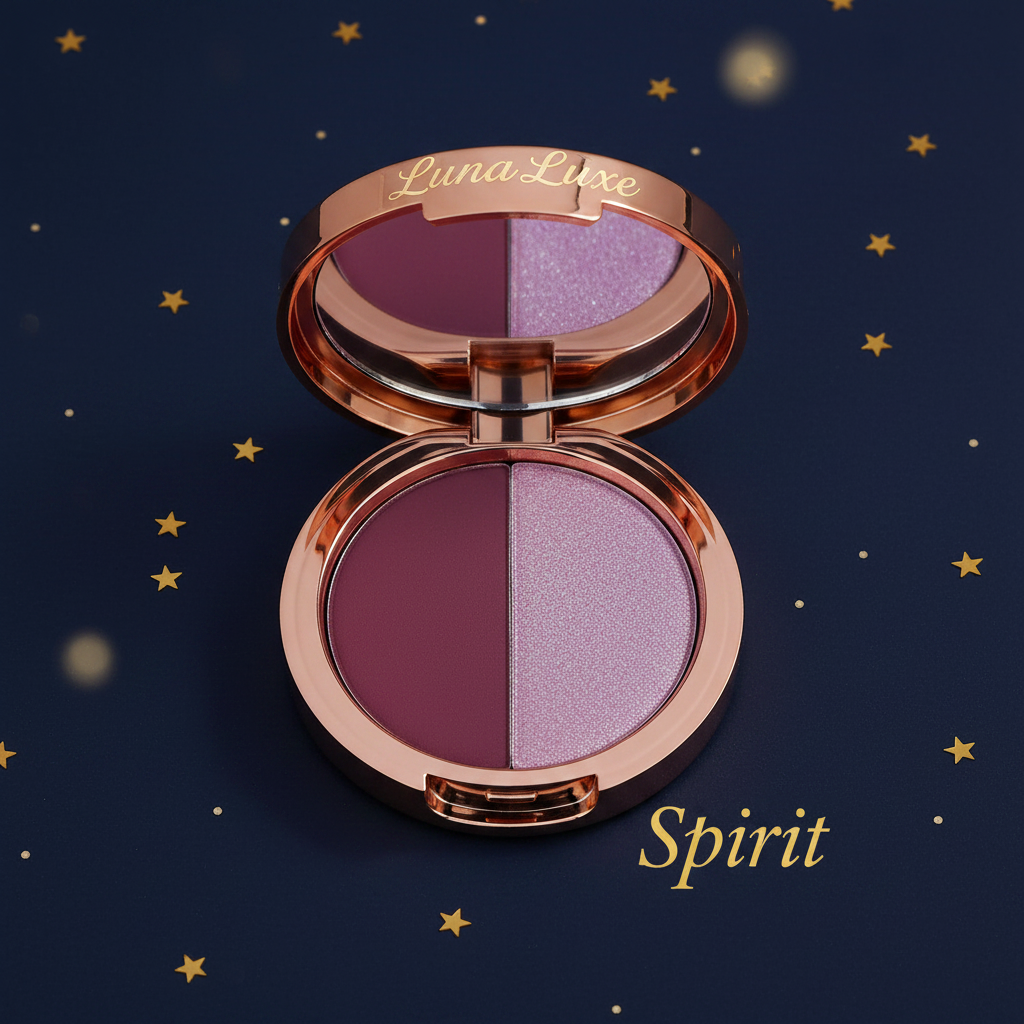 Luna Luxe Duo Eyeshadow Palette – 5 Colorways, Buildable Pigment